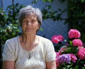 granny, elder, flower