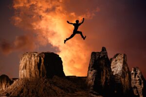 mountain leap high rock boy 2699809